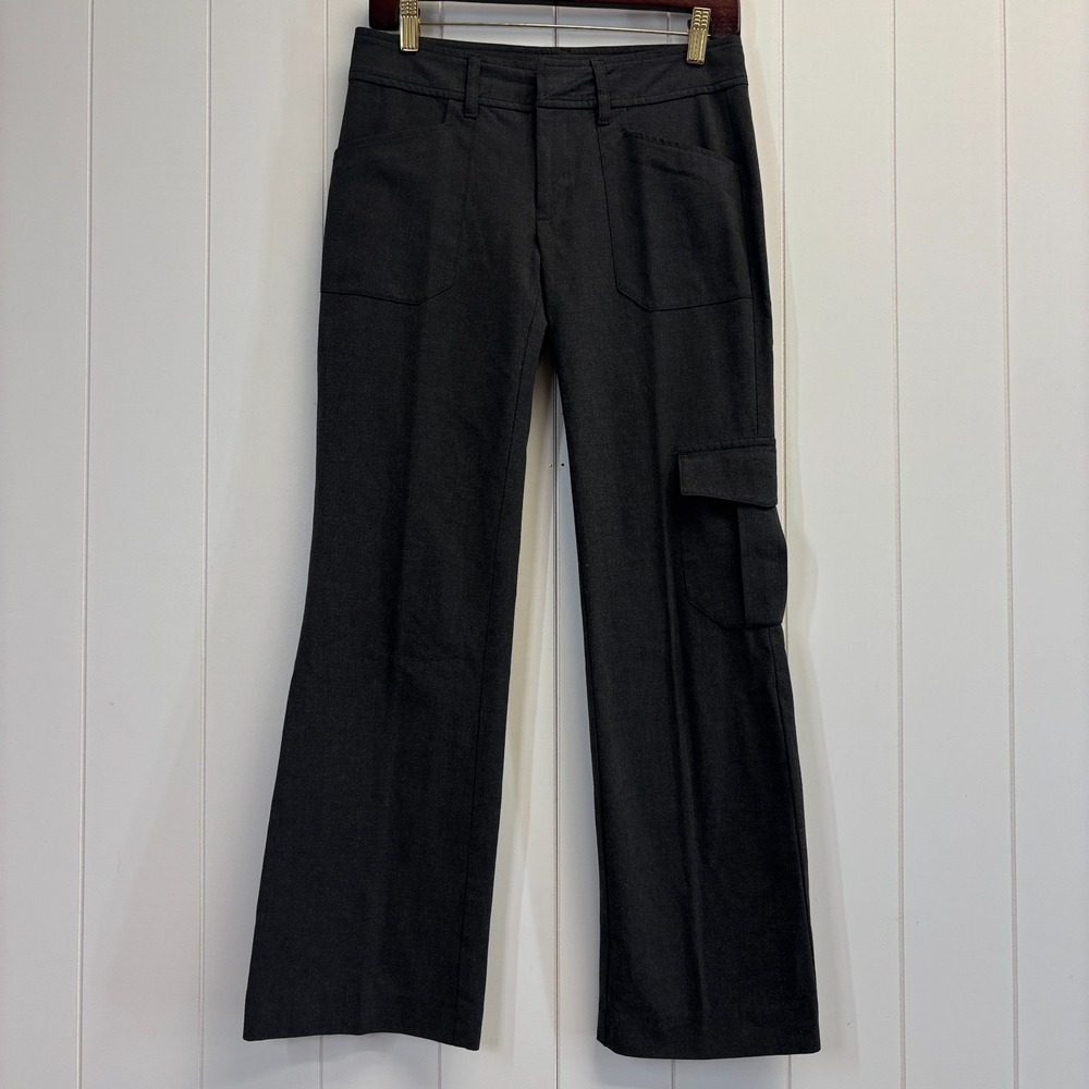 Old Navy Y2K Cargo Trouser Pants Womens Size 1 Utility Minimalist Dark Academia